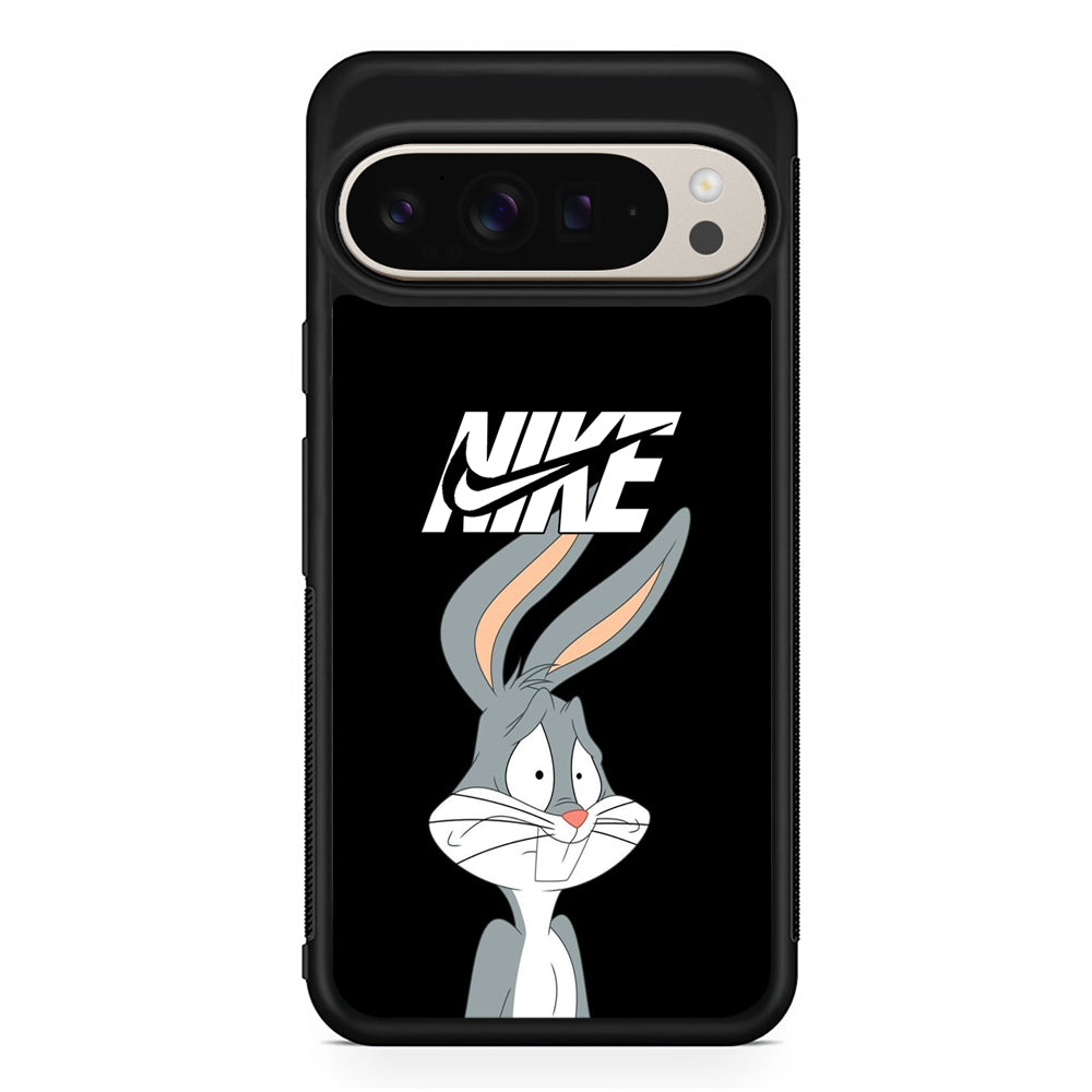 Nike Bugs Bunny Scared Google Pixel 9 Pro Case | Slim Protective Cover