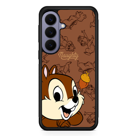 Chip N Dale Naughty Person Samsung Galaxy S26 Case | Durable Rubber Case for Samsung Galaxy S26