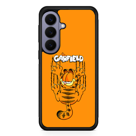 Garfield The Cat Scratch Wall Samsung Galaxy S26 Case | Durable Rubber Case for Samsung Galaxy S26