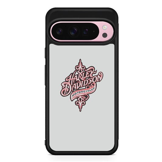 Harley Davidson Soft Grey Google Pixel 9 Pro XL Case | Protective Cover