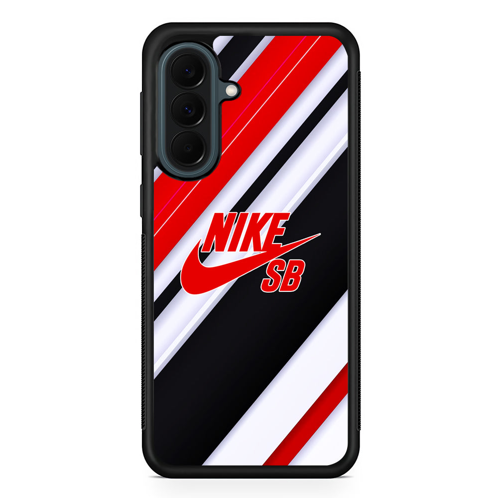 Nike StripeModern Pattern Samsung Galaxy A37 Case | Samsung Galaxy A37 Rubber Phone Case