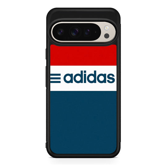Adidas Red Blue White Google Pixel 9 Pro Case | Slim Protective Cover