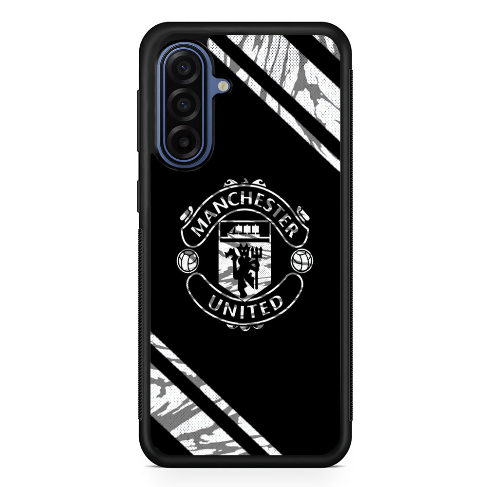 Manchester United Black Emblem Samsung Galaxy A17 Case | Slim Protective Phone Cover