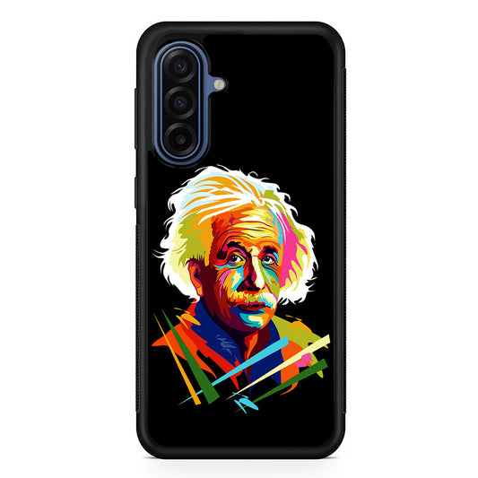 Albert Einstein Pop Art Black Samsung Galaxy A17 Case | Slim Protective Phone Cover