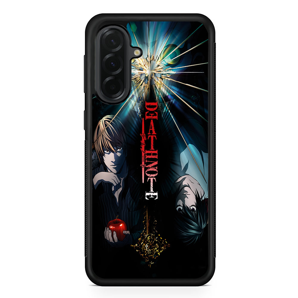 Light Yagami VS L Death Note Samsung Galaxy A36 Case | Protective Rubber Cover