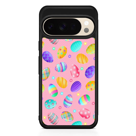 Cute Easter Pastel Eggs Google Pixel 10 Pro XL Case | Slim Google Pixel 10 Pro XL Protective Case