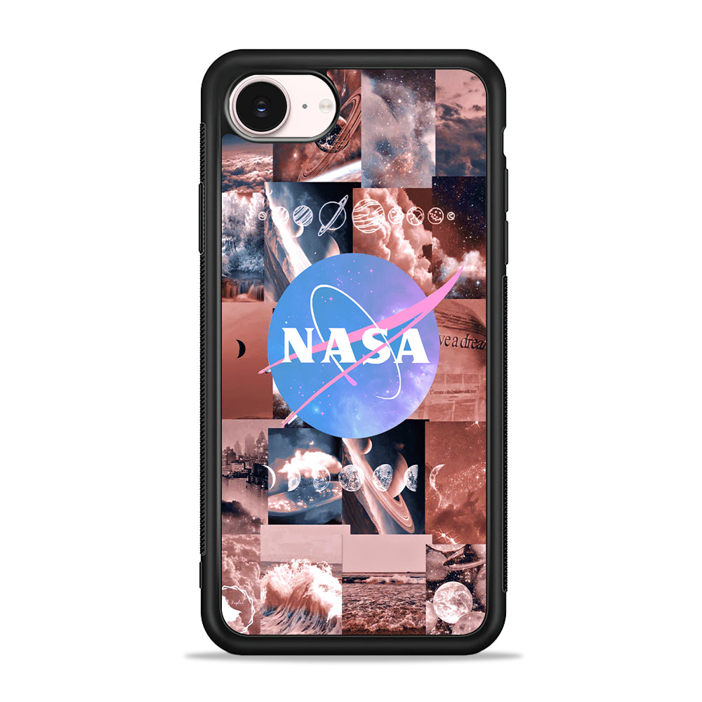 Nasa Universe Post iPhone 17e Case - Silicone Case