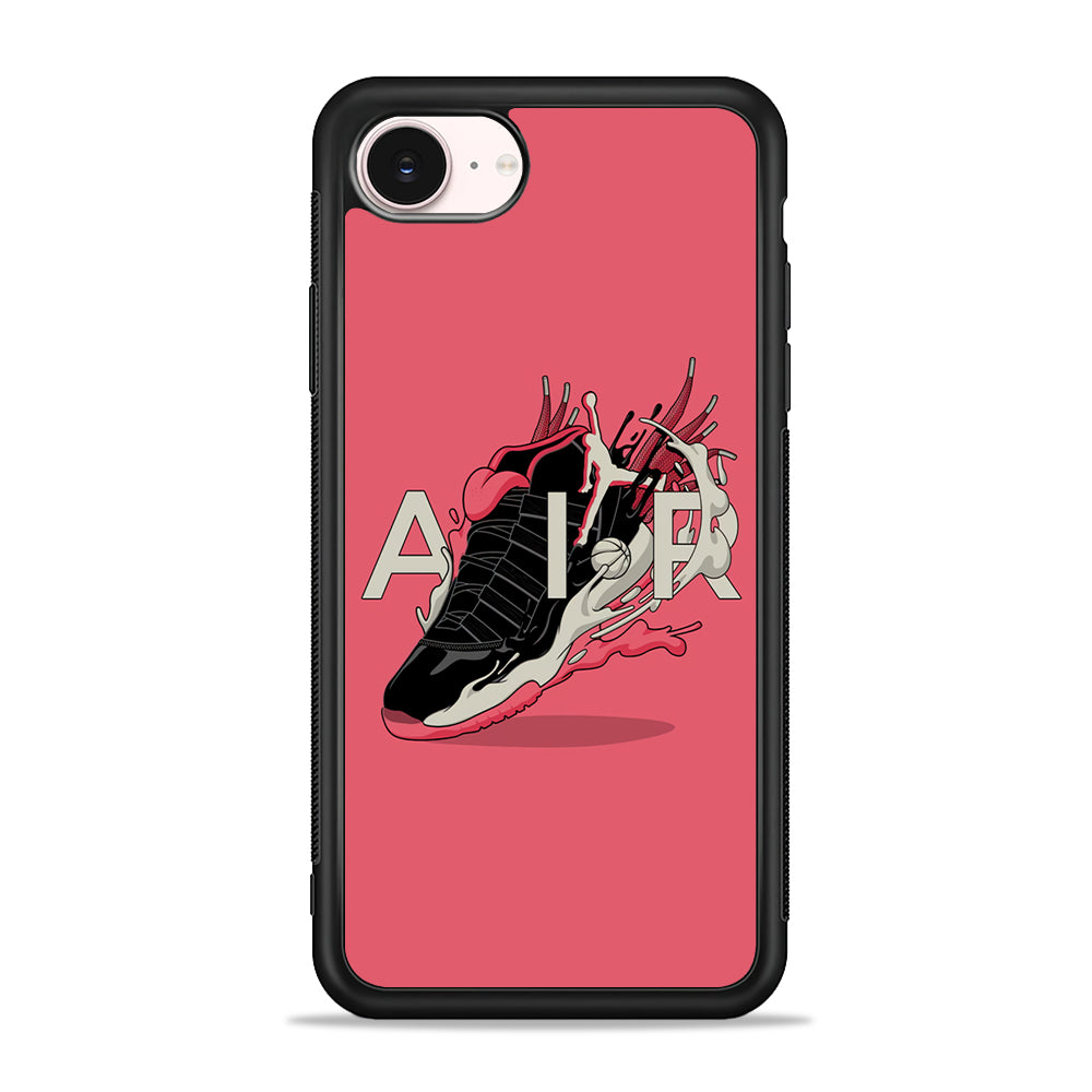 Air Jordan Paint Of Shoes Art iPhone 17e Case - Silicone Case