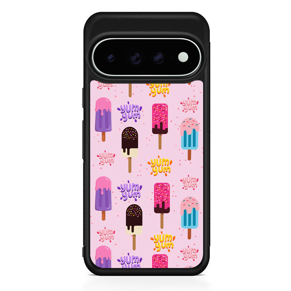 Pink Colourful Cute Ice Cream Google Pixel 11 Pro XL Case - Custom Design Protective Case