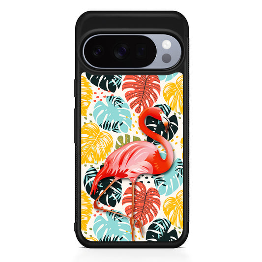 Flamingo Stand in Beauty Google Pixel 10 Pro Case | Slim Google Pixel 10 Pro Rubber Case