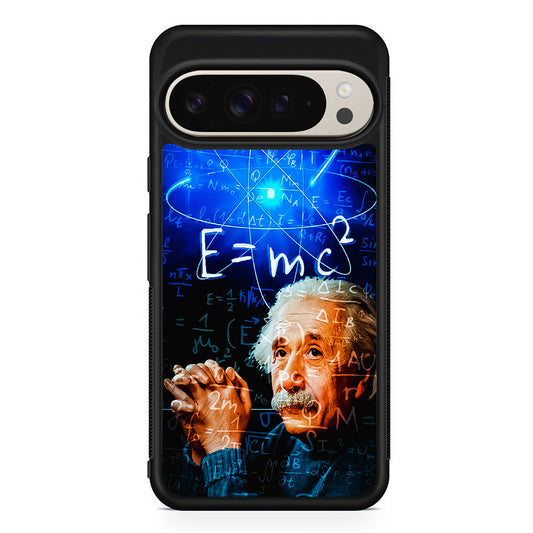 Albert Einstein Physical Formulas Google Pixel 9 Pro Case | Slim Protective Cover