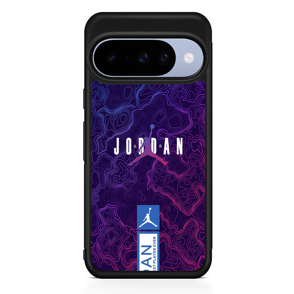 Air Jordan The Twilight Sky Contour Google Pixel 10 Case | Google Pixel 10 Rubber Protective Case