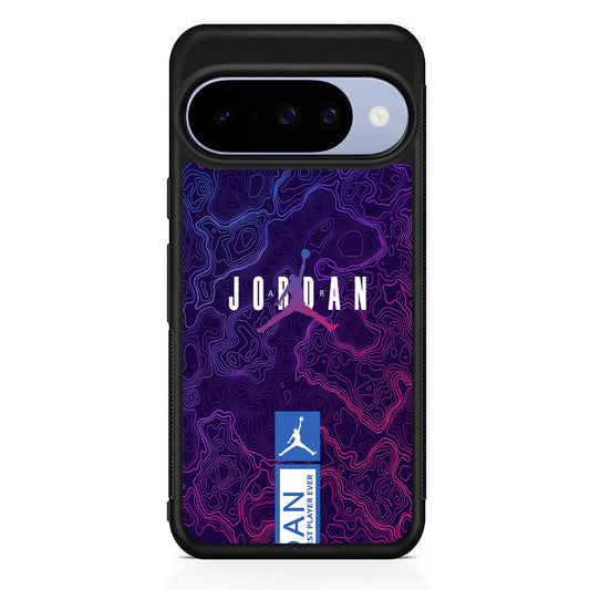 Air Jordan The Twilight Sky Contour Google Pixel 10 Case | Google Pixel 10 Rubber Protective Case