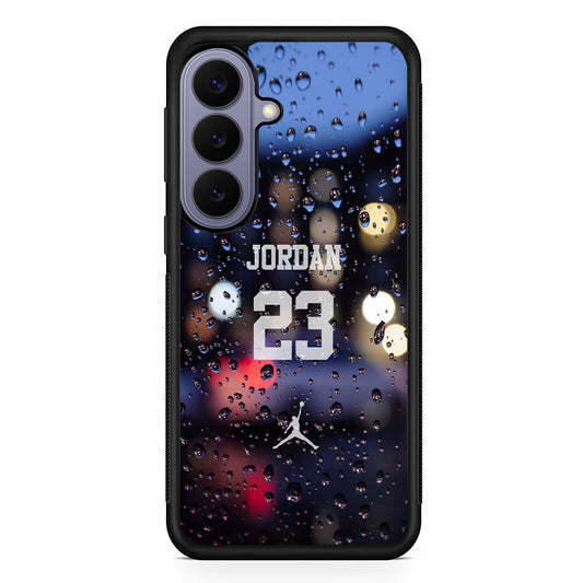 Air Jordan Glow from Rainy Night Samsung Galaxy S26 Case | Slim Protective Rubber Case for Samsung S26