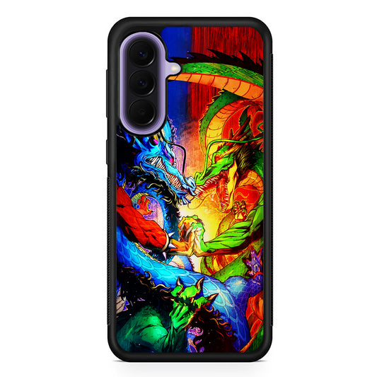 Kaido VS Shenron Crossover Samsung Galaxy A57 Case | Slim Samsung Galaxy A57 Rubber Case