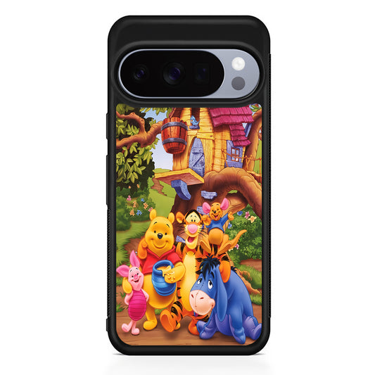 Winnie The Pooh Family Character Google Pixel 10 Pro Case | Slim Google Pixel 10 Pro Rubber Case