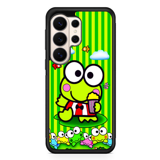 Keroppi Stripe Green Samsung Galaxy S26 Ultra Case | Slim Protective Case for Samsung Galaxy S26 Ultra