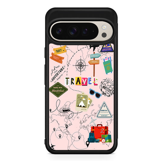 Travel and Adventure Tourism Google Pixel 9 Pro Case | Slim Protective Cover