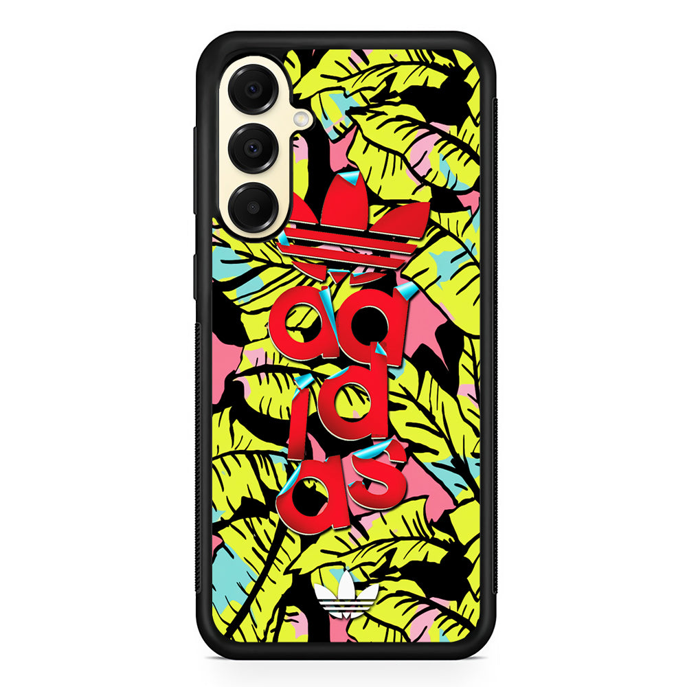 Adidas Nature Banner Samsung Galaxy A16 Case | Slim Rubber Case for Samsung Galaxy A16