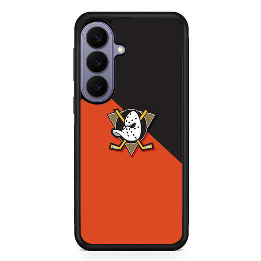 NHL Anaheim Ducks Team Samsung Galaxy S26 Case | Durable Rubber Case for Samsung Galaxy S26