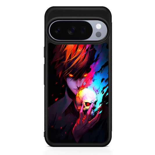 Light Yagami From Death Note Google Pixel 10 Pro Case | Slim Google Pixel 10 Pro Rubber Case