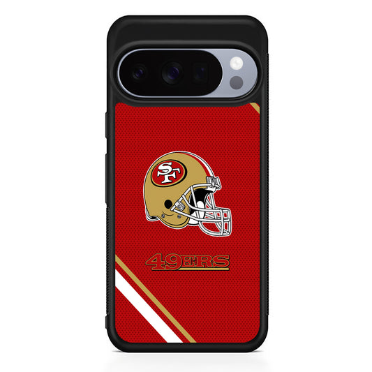 NFL San Francisco 49ers Helmet Google Pixel 10 Pro Case | Slim Google Pixel 10 Pro Rubber Case