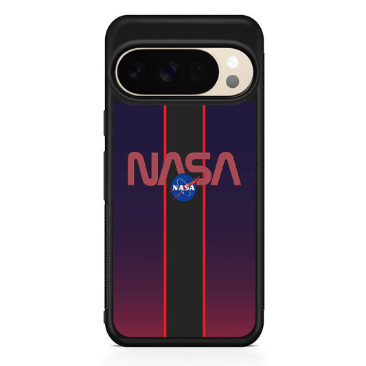 Nasa Stripe Line Red Google Pixel 10 Pro XL Case | Slim Google Pixel 10 Pro XL Protective Case