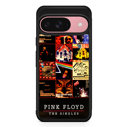 Pink Floyd Cover Collage Google Pixel 9 Case | Google Pixel 9 Protective Rubber Case