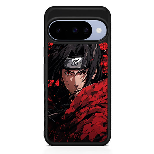 Itachi Uchiha Red Clothes Google Pixel 10 Case | Google Pixel 10 Rubber Protective Case