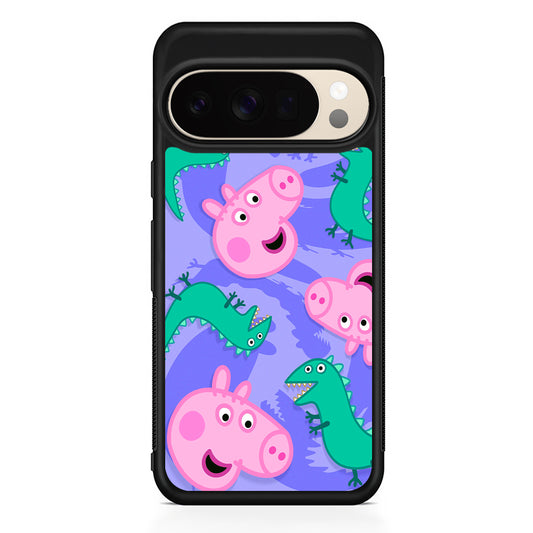 Peppa Pig Purple Google Pixel 10 Pro XL Case | Slim Google Pixel 10 Pro XL Protective Case