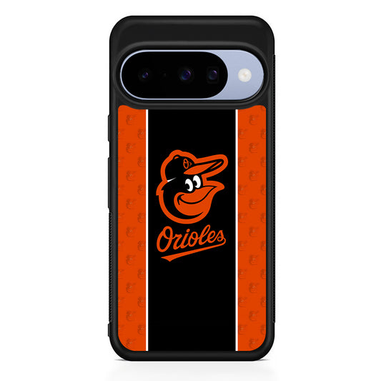 MLB Baltimore Orioles Team Google Pixel 10 Case | Google Pixel 10 Rubber Protective Case