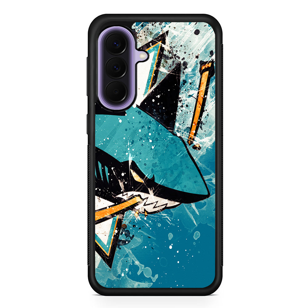 NHL San Jose Sharks Team Samsung Galaxy A57 Case | Slim Samsung Galaxy A57 Rubber Case