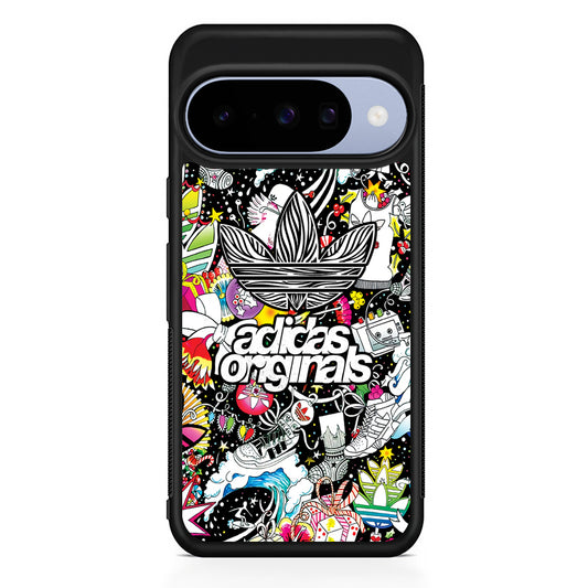 Adidas Original Collage Formation Google Pixel 10 Case | Google Pixel 10 Rubber Protective Case