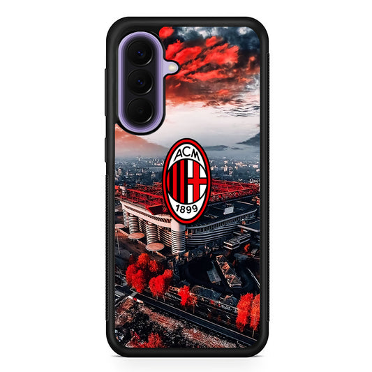 AC Milan San Siro Stadium Samsung Galaxy A57 Case | Slim Samsung Galaxy A57 Rubber Case