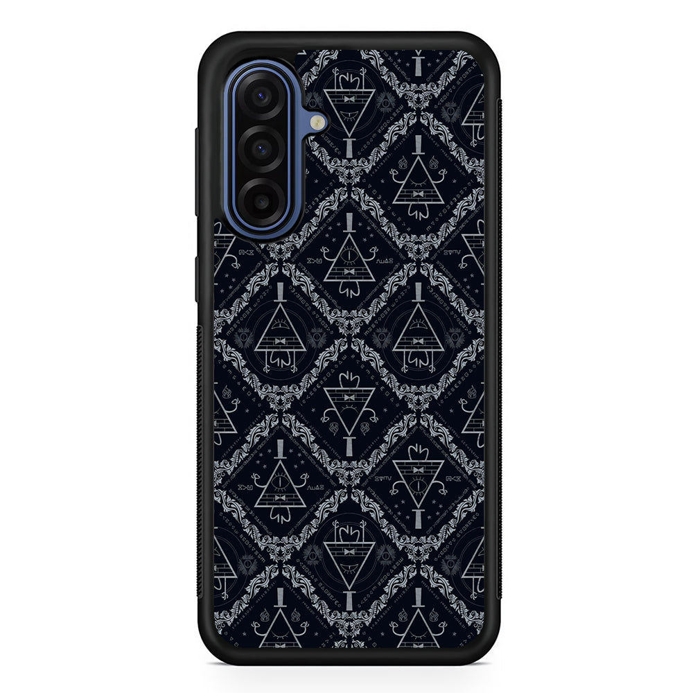 Bill Cipher Gravity Falls Pattern Samsung Galaxy A17 Case | Slim Protective Phone Cover