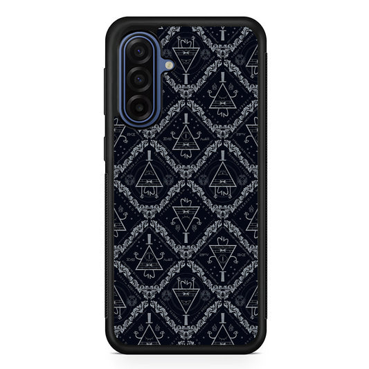 Bill Cipher Gravity Falls Pattern Samsung Galaxy A17 Case | Slim Protective Phone Cover