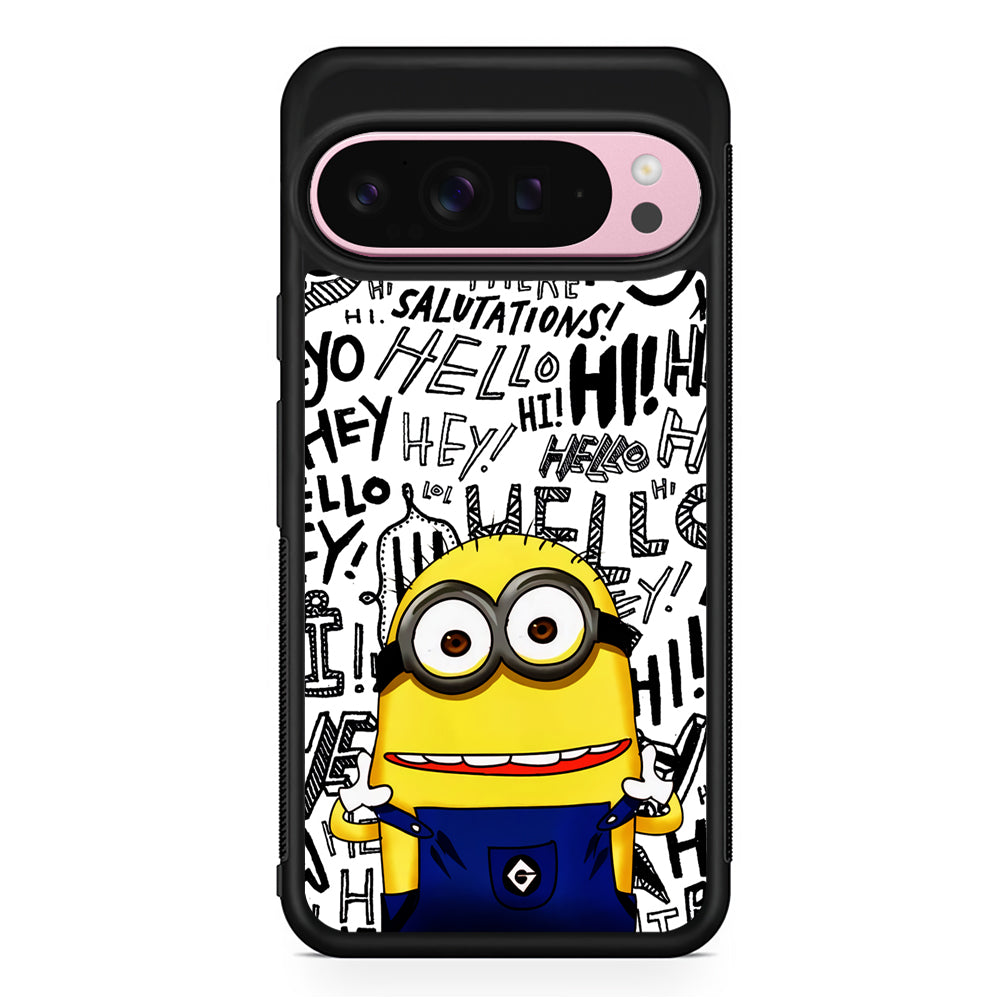 Minions Hail Word Google Pixel 9 Pro XL Case | Protective Cover
