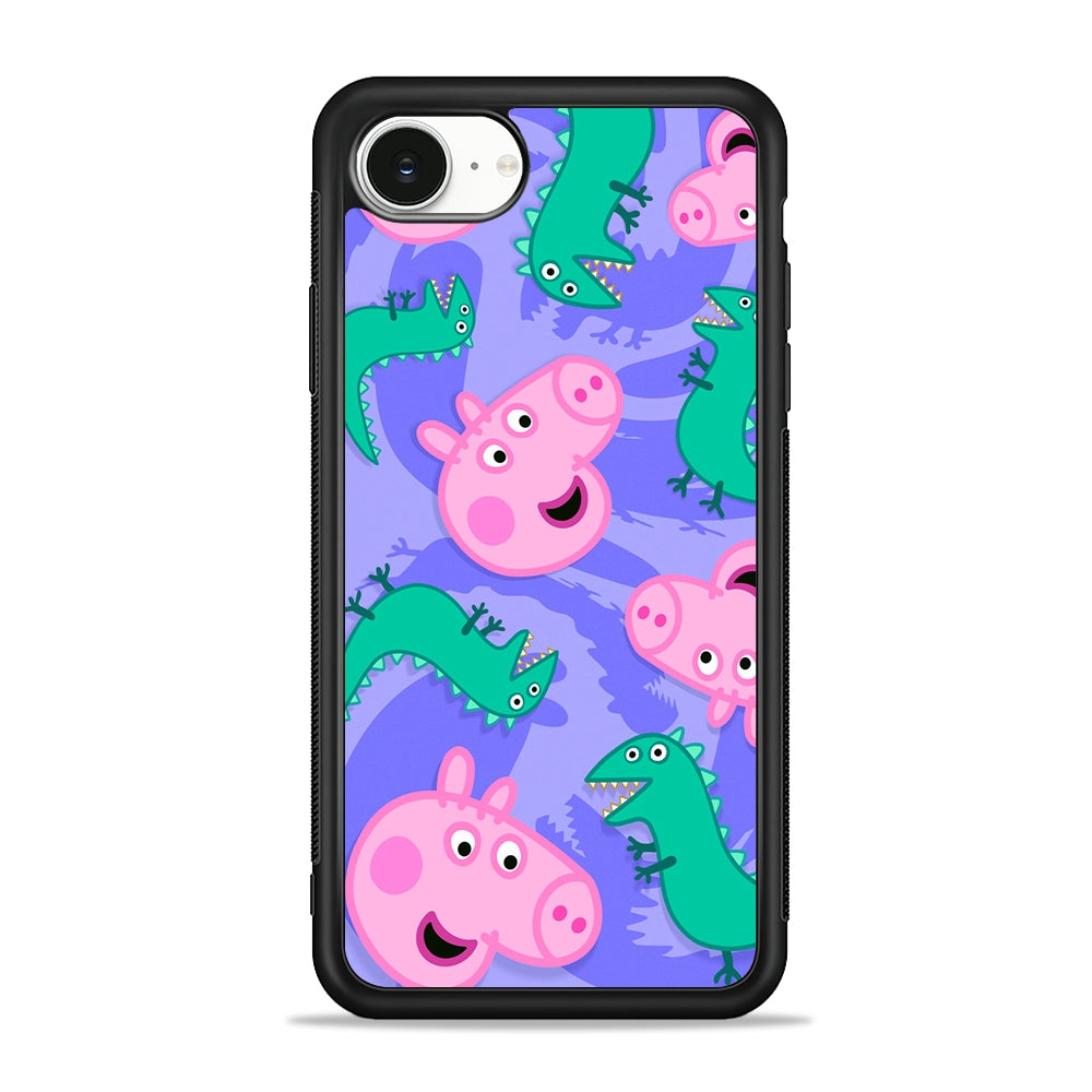 Peppa Pig Purple iPhone 16e Case | Protective Phone Cover