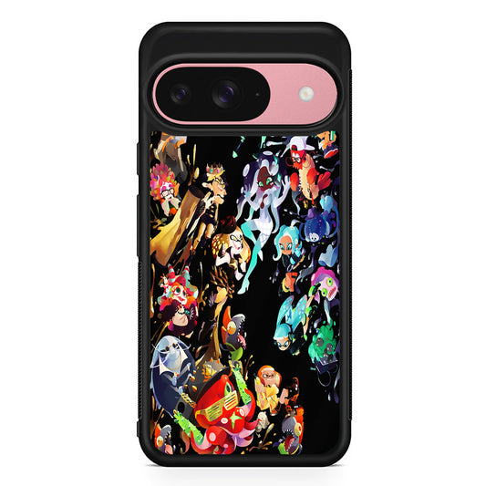 Splatoon Player Character Google Pixel 9 Case | Google Pixel 9 Protective Rubber Case