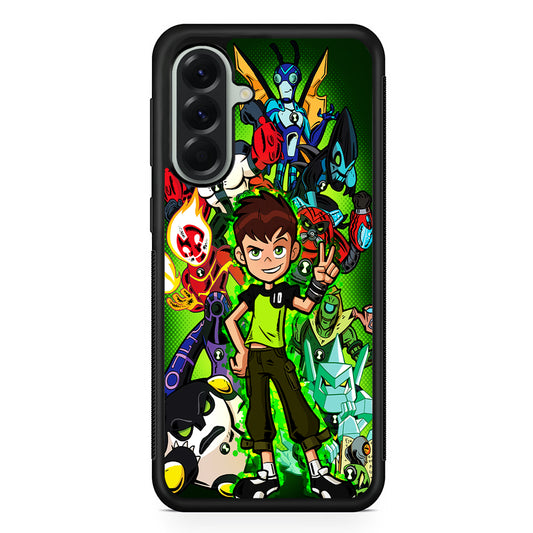 Ben 10 and All Alien Samsung Galaxy A56 Case | Samsung Galaxy A56 Protective Rubber Case