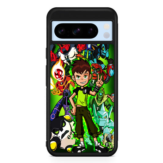 Ben 10 and All Alien Google Pixel 8 Pro Case | Slim Rubber Case for Google Pixel 8 Pro