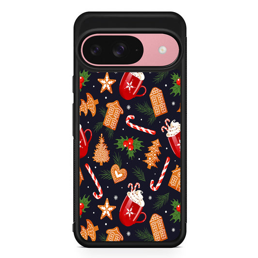 Christmas Ornaments Aesthetic Google Pixel 9 Case | Google Pixel 9 Protective Rubber Case