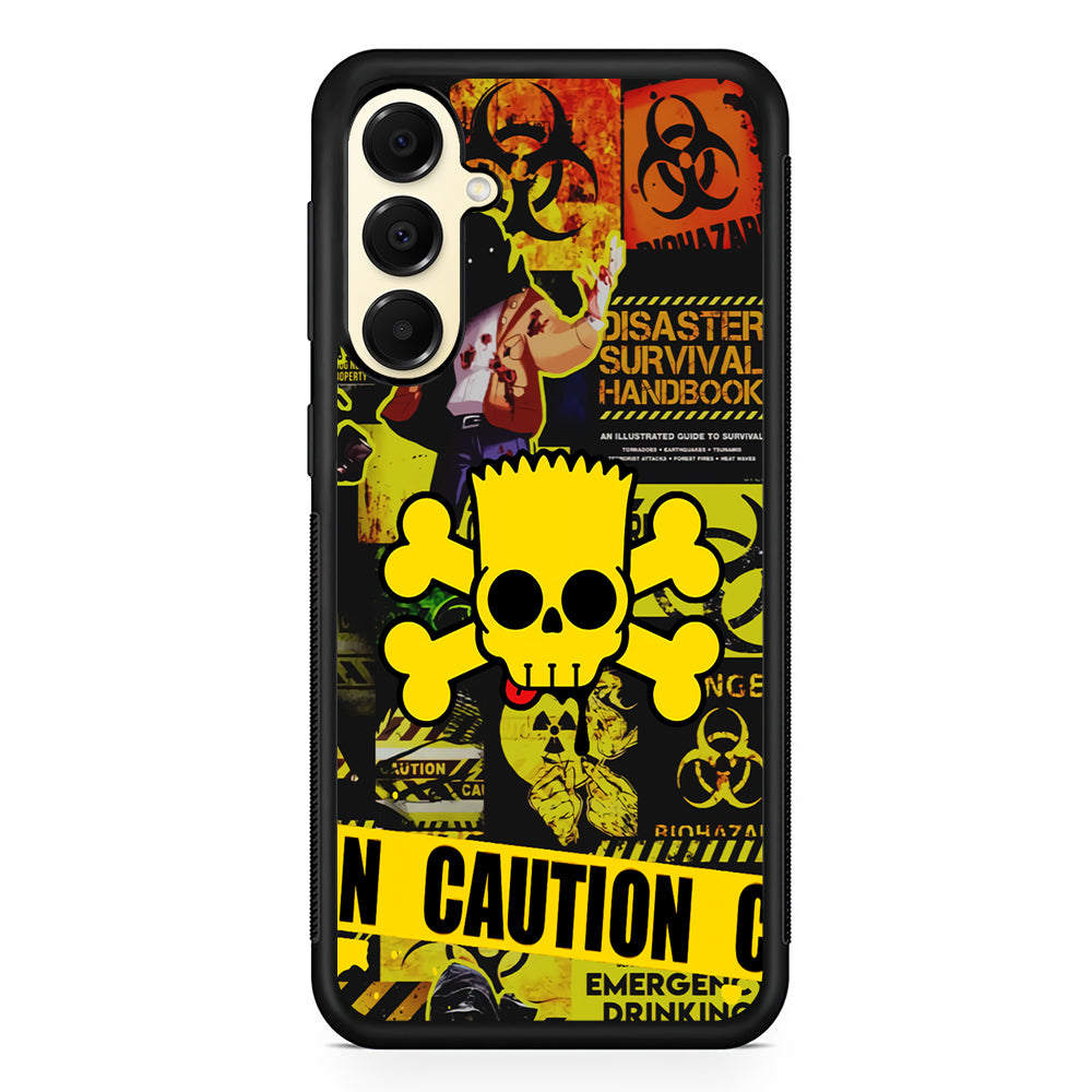 Bart Pirate Emergency Survival Samsung Galaxy A16 Case | Slim Rubber Samsung Galaxy A16 Case