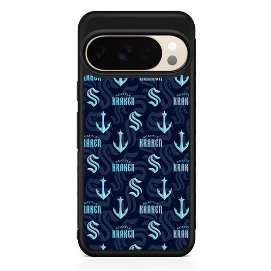 NHL Seattle Kraken Pattern Google Pixel 10 Pro XL Case | Slim Google Pixel 10 Pro XL Protective Case