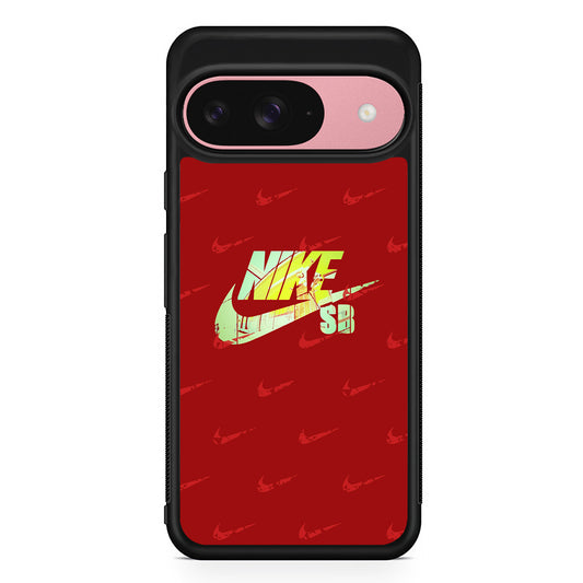 Nike SB Silhouette of Player Google Pixel 9 Case | Durable Google Pixel 9 Cover