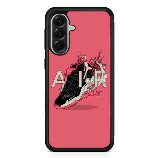 Air Jordan Paint Of Shoes Art Samsung Galaxy A56 Case | Samsung Galaxy A56 Rubber Protective Case