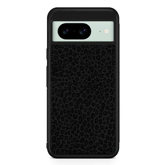 Black Leopard Skin Pattern Google Pixel 8 Case | Durable Protective Cover for Google Pixel 8