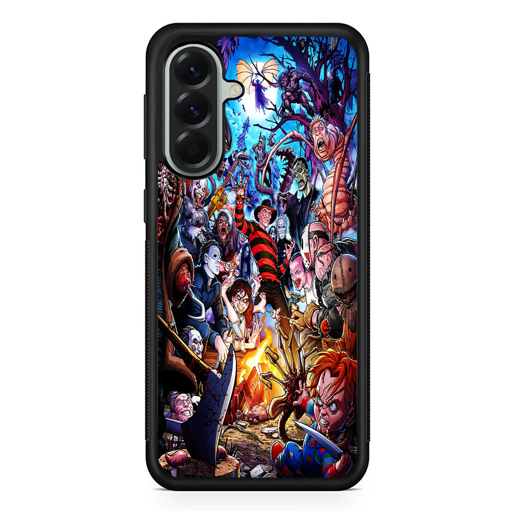 Scary Movie Horror Main Characters Samsung Galaxy A56 Case | Samsung Galaxy A56 Protective Rubber Case