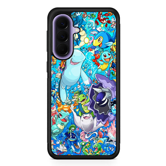 Pokemon Water Samsung Galaxy A57 Case | Slim Samsung Galaxy A57 Rubber Case