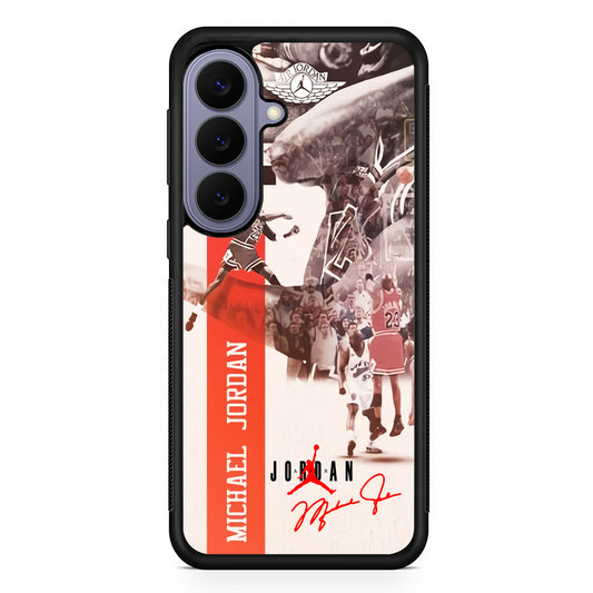 Air Jordan Legend's Journey Samsung Galaxy S26 Case | Slim Protective Rubber Case for Samsung S26